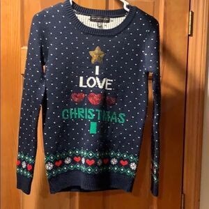Almost  Famous I Love Christmas sweater size xsmall .
